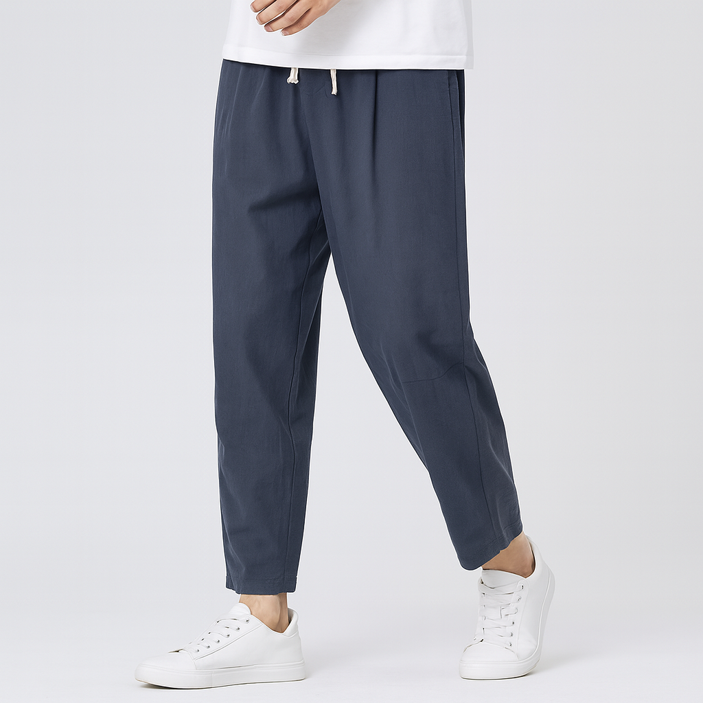 Hiroto | Classic Linen Trousers