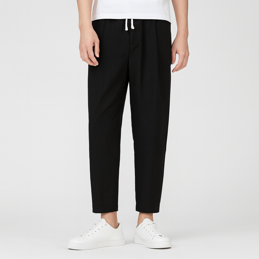 Hiroto | Classic Linen Trousers