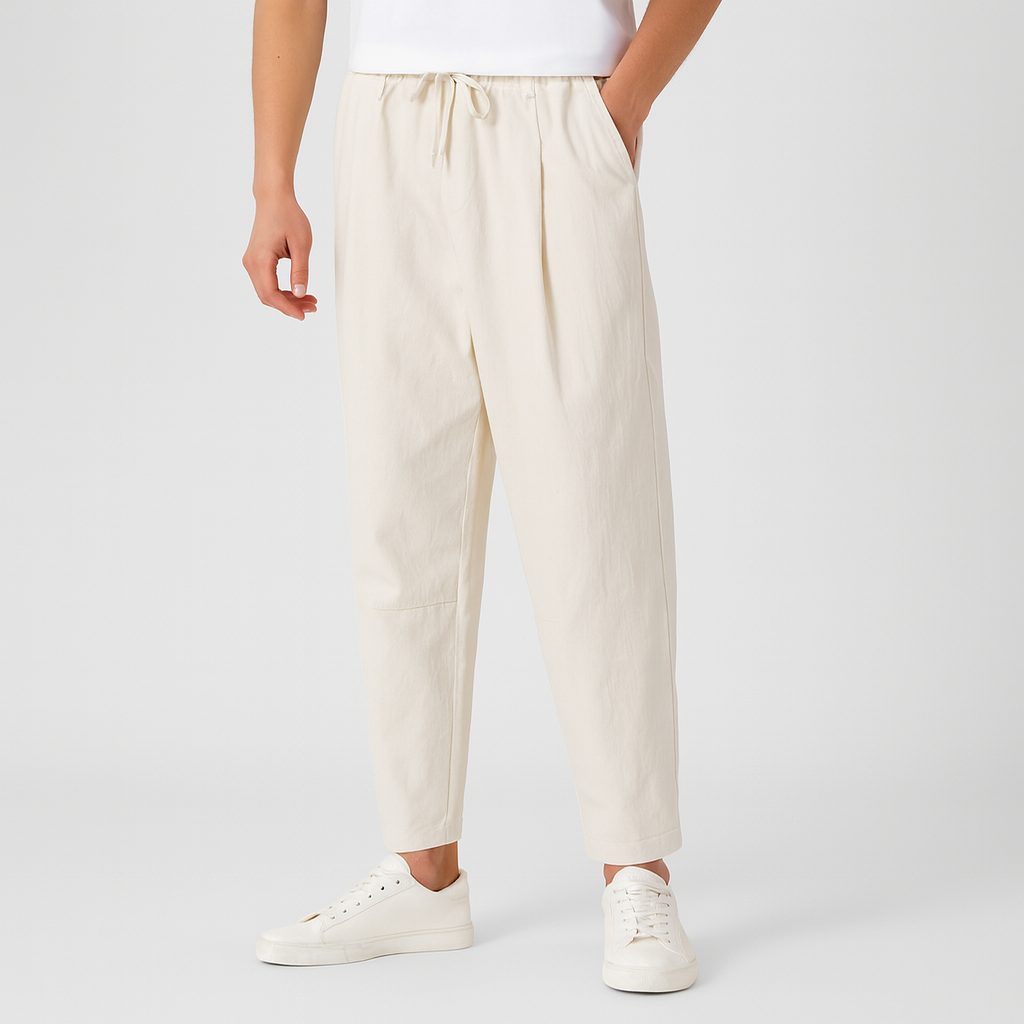 Hiroto | Classic Linen Trousers