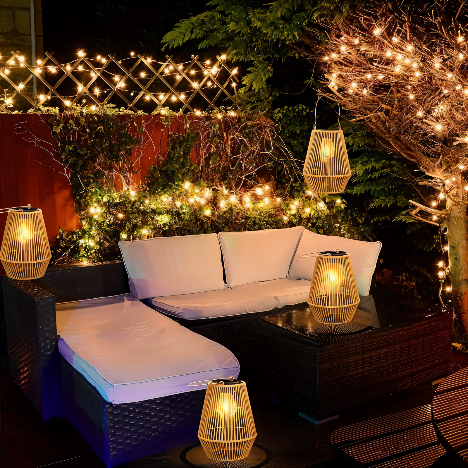 バンブーグロー- ソーラーランタン