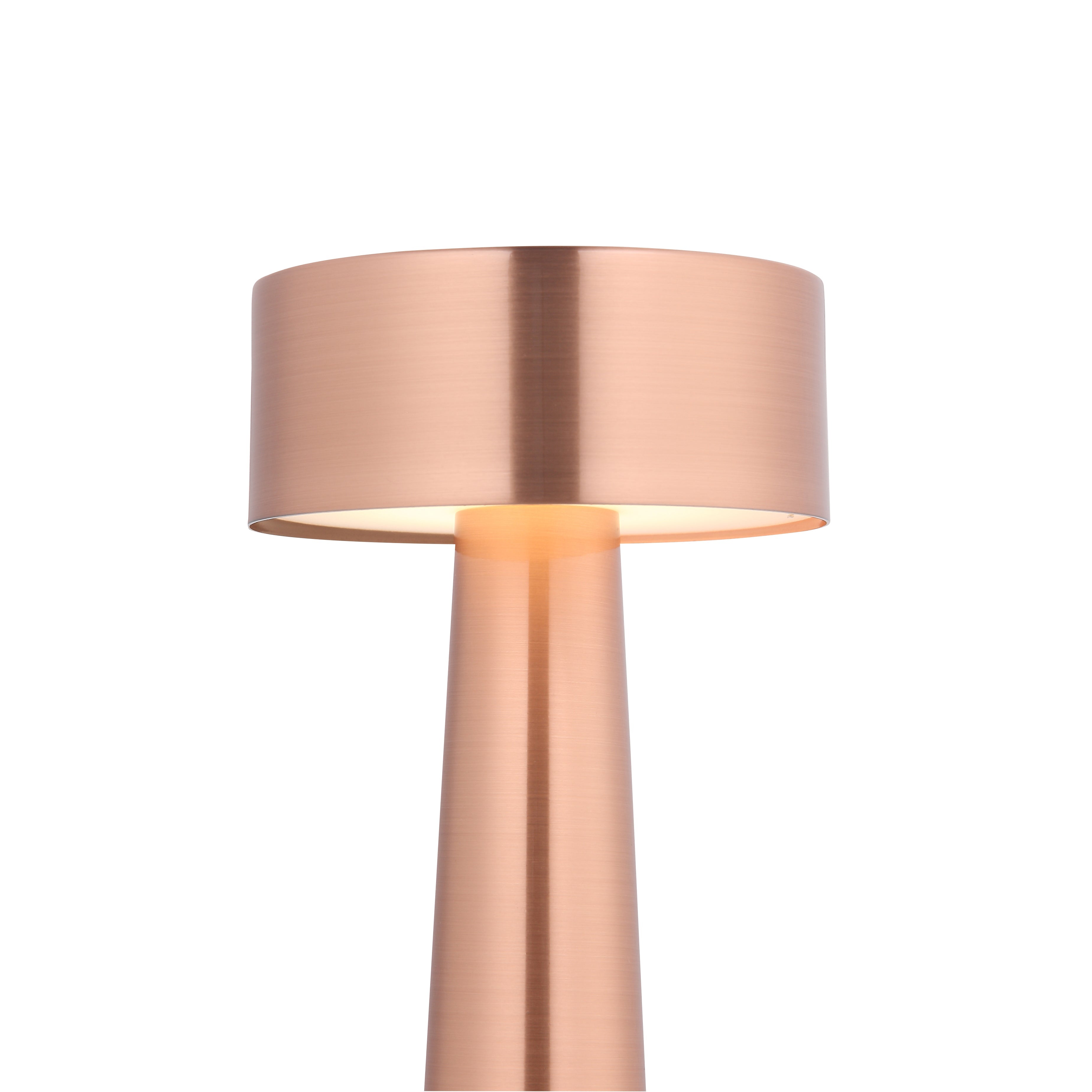 Lumabar Elegant LED Wireless Table Lamp - Copper Finish