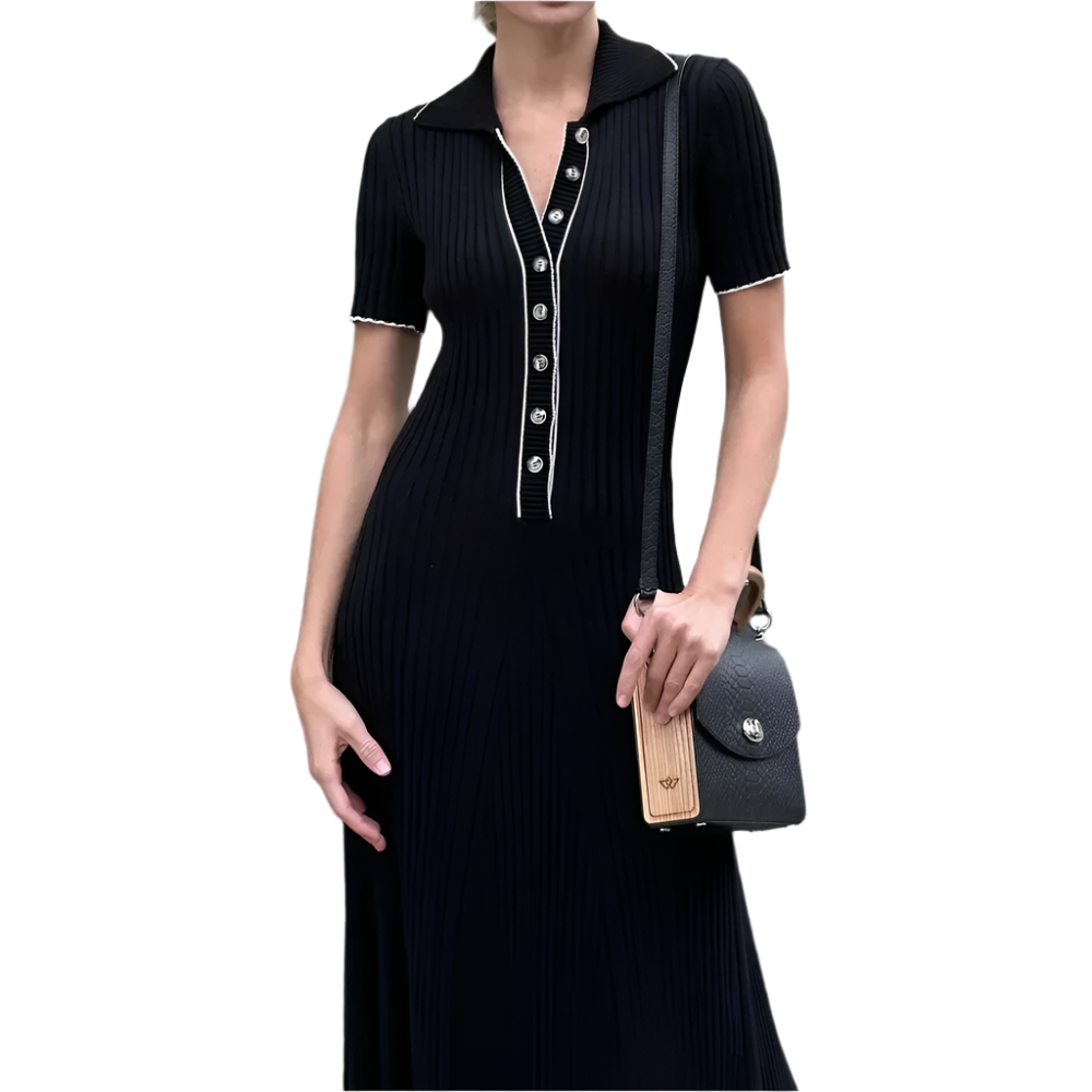 Blair - Elegant Polo Casual Maxi Dress