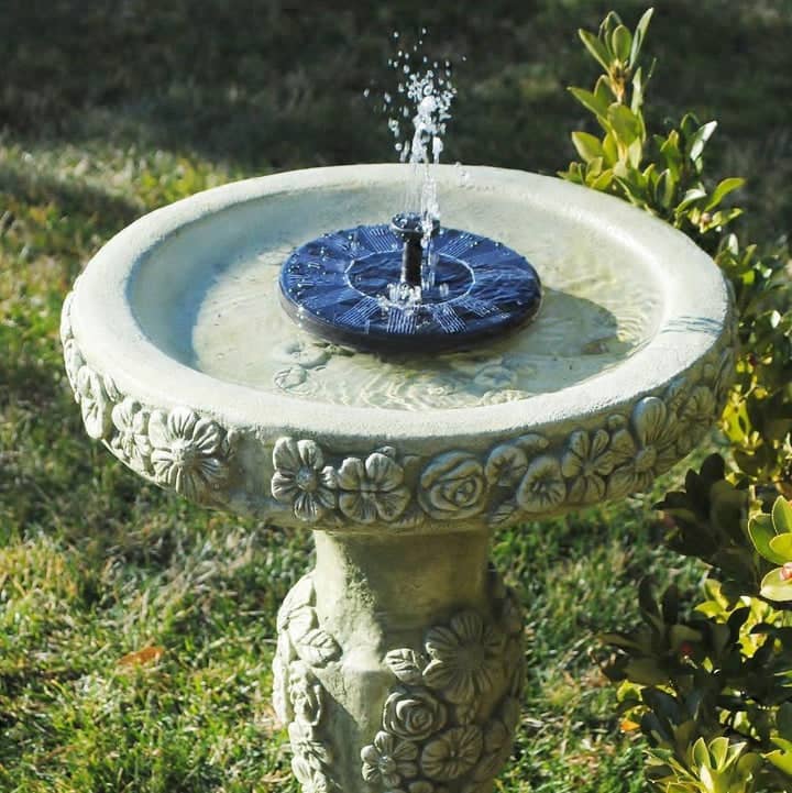 Sunwave - Solar Fountain and Birdbath