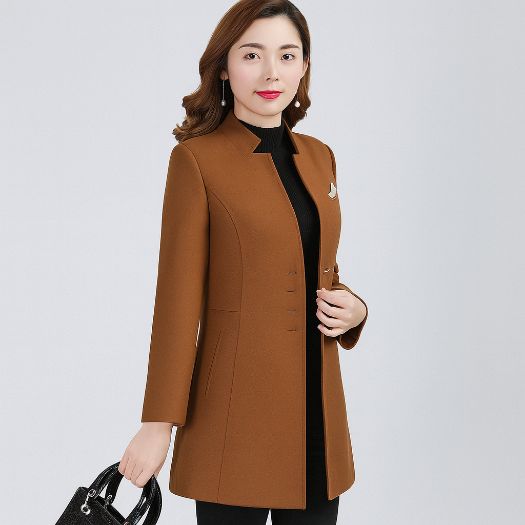 Island | Elegant Button-Front Coat