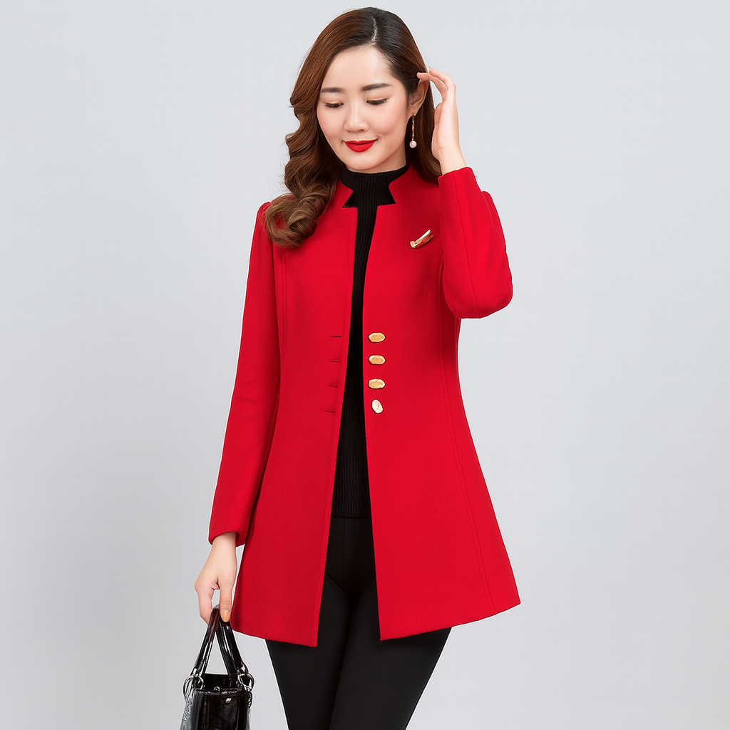 Island | Elegant Button-Front Coat