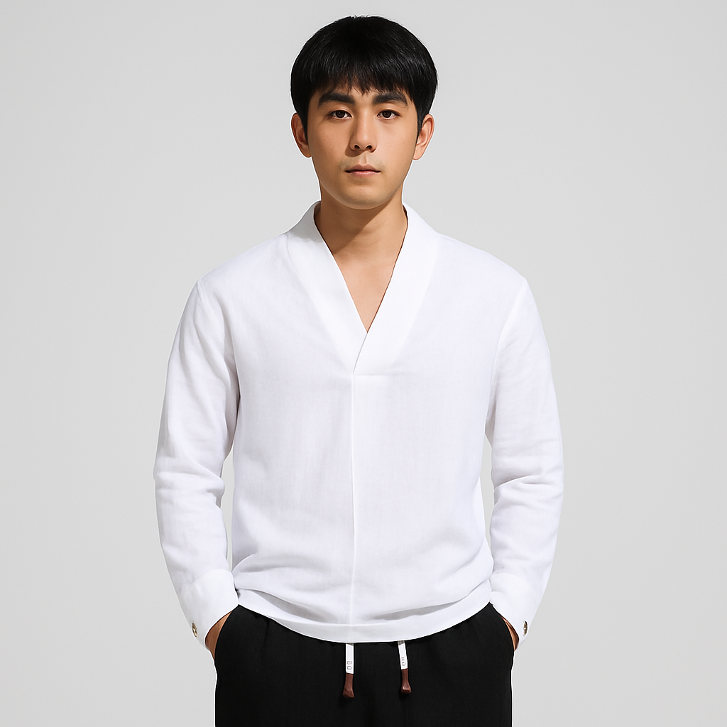 Itsuki | Minimalist Linen Shirt