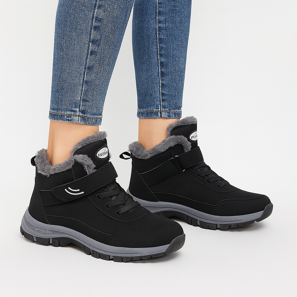 Ivy | Women's Winter High-Top Snow Sneakers with Plush Lining