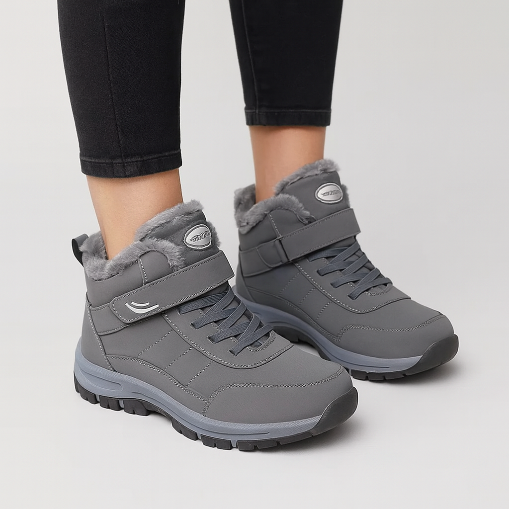 Ivy | Women's Winter High-Top Snow Sneakers with Plush Lining