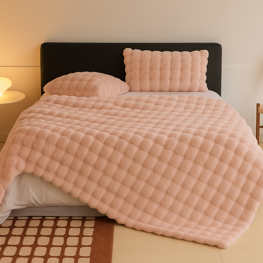 カリラ | ふわふわの泡構造のふわふわブランケット