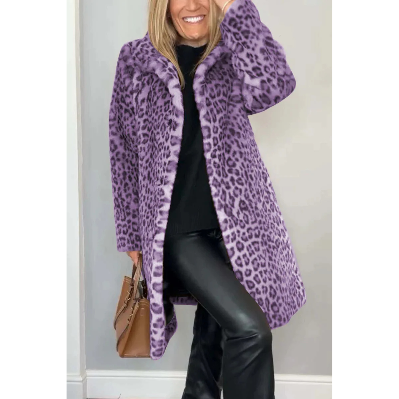 Mari - Leopard print coat