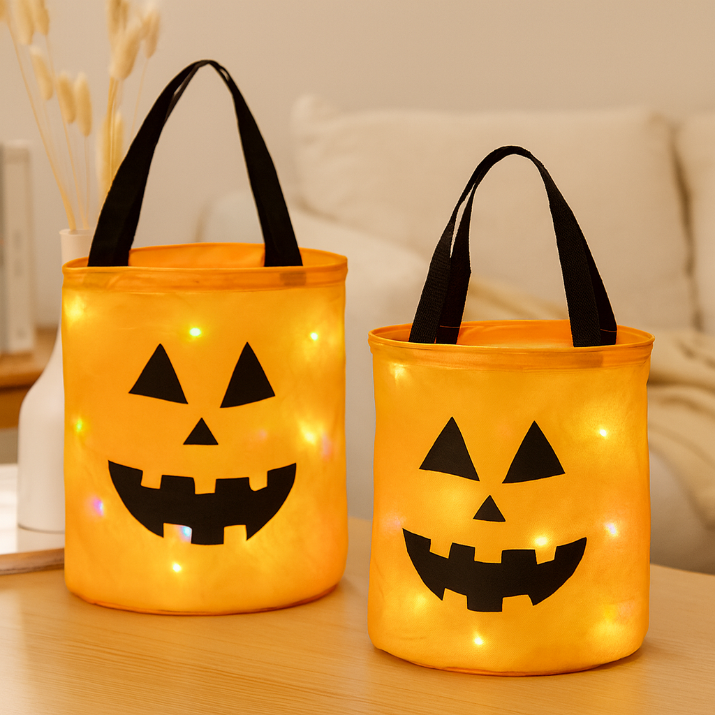 ラノラ | 光るカボチャ入りハロウィンパンプキントートバッグセット