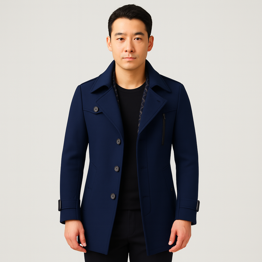 Levin | Tweed Shawl Coat