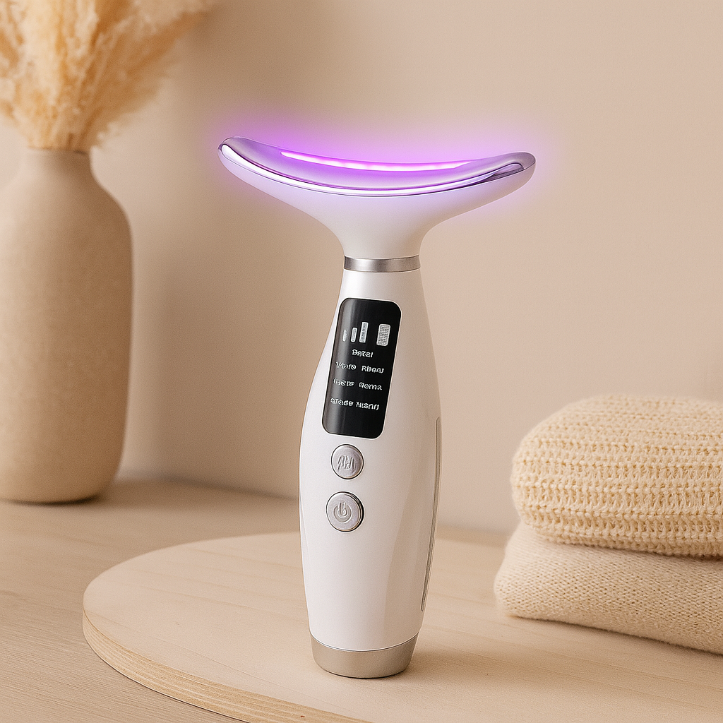 ルミバイブ | 充電式フェイス&ネックマッサージャー