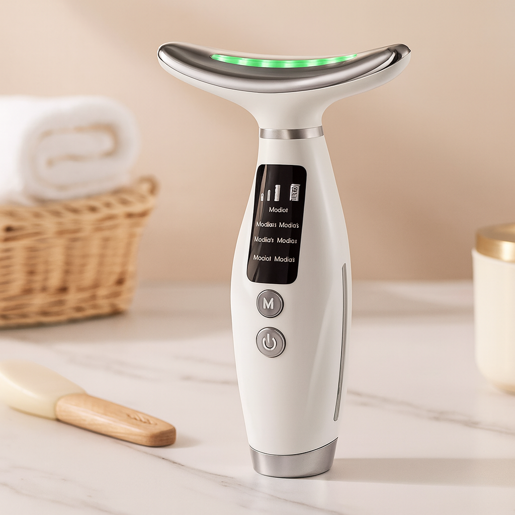 ルミバイブ | 充電式フェイス&ネックマッサージャー