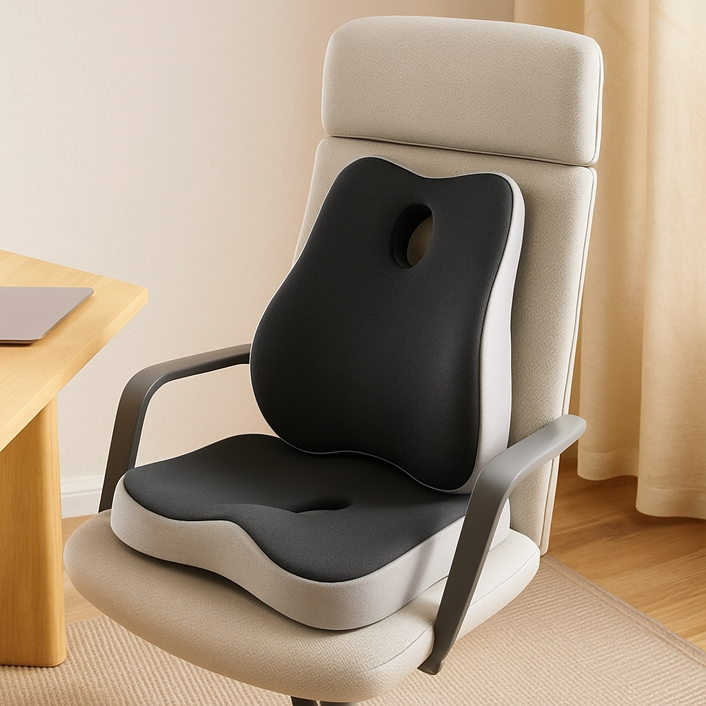 ルモラ| 人間工学に基づいた低反発腰部サポート枕