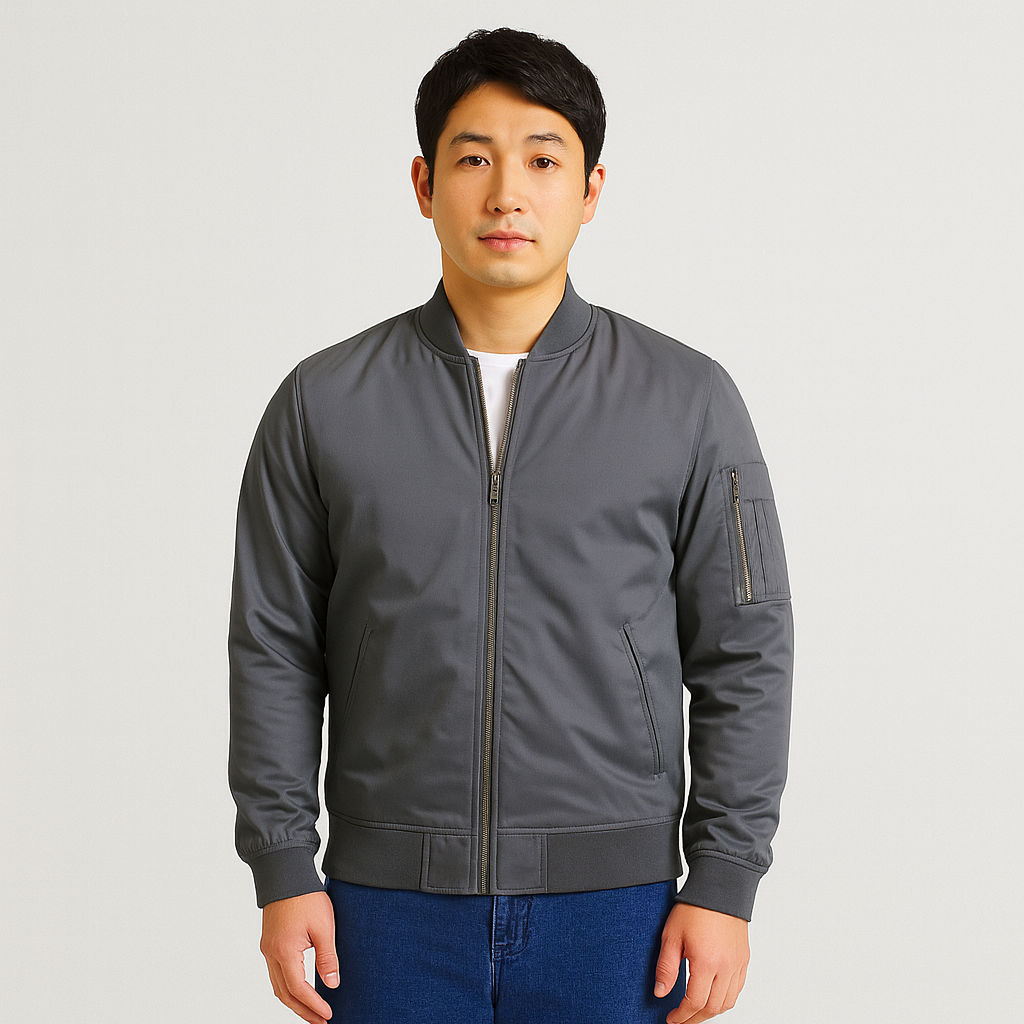 男性用高級パイロットボンバージャケット - ヴィンテージ航空スタイル