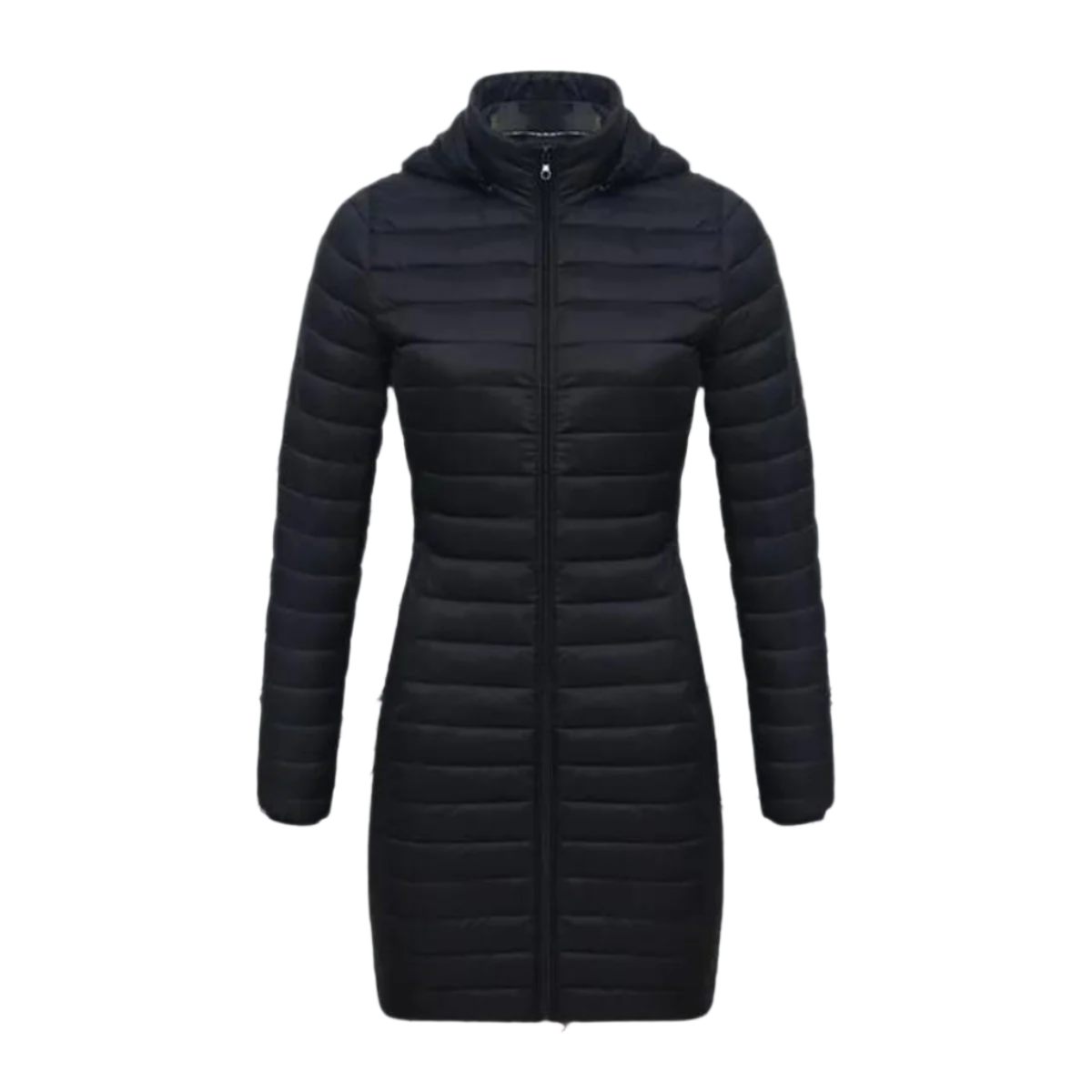 Maya - Ultra-lightweight and warm hooded long parka jacket