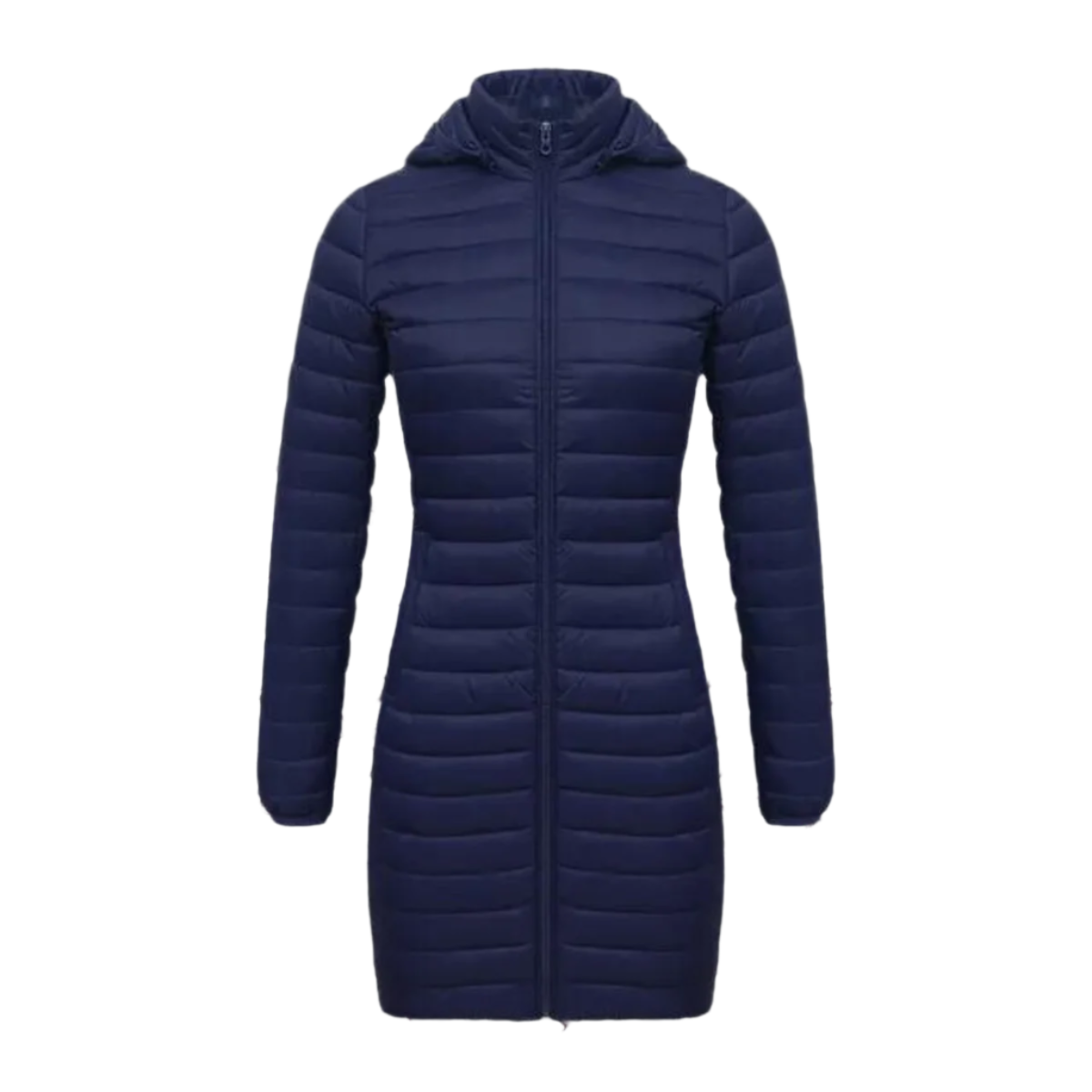 Maya - Ultra-lightweight and warm hooded long parka jacket