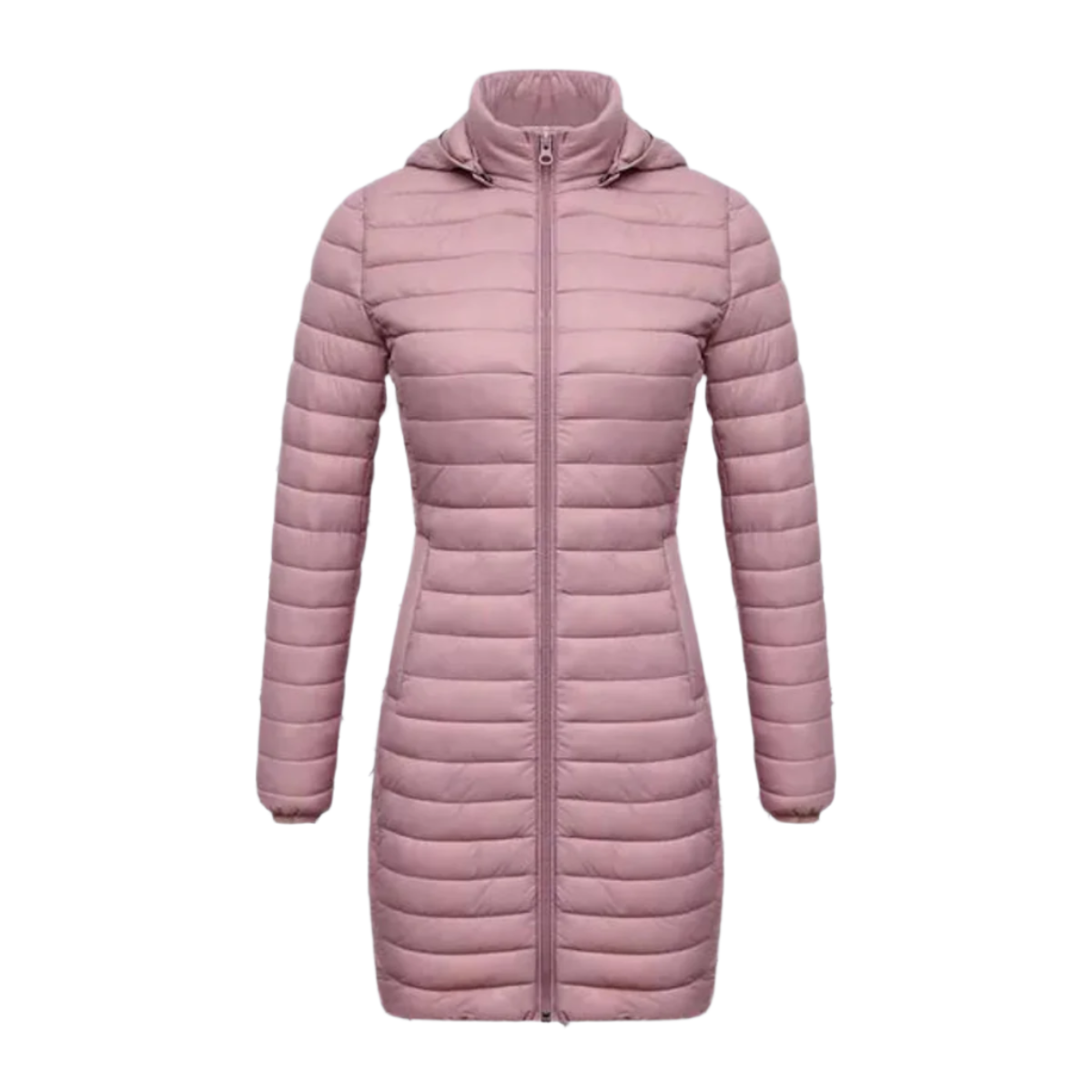 Maya - Ultra-lightweight and warm hooded long parka jacket