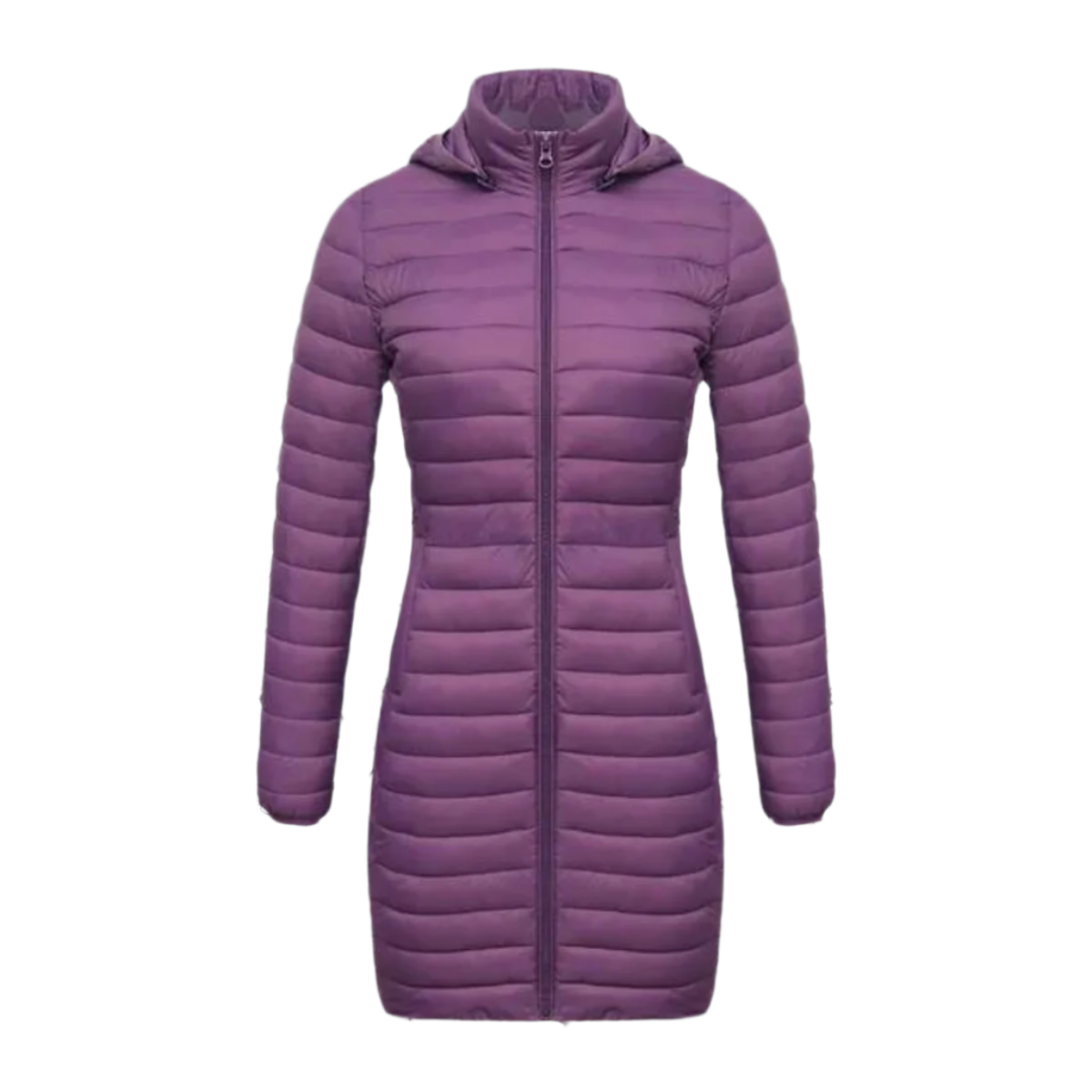 Maya - Ultra-lightweight and warm hooded long parka jacket