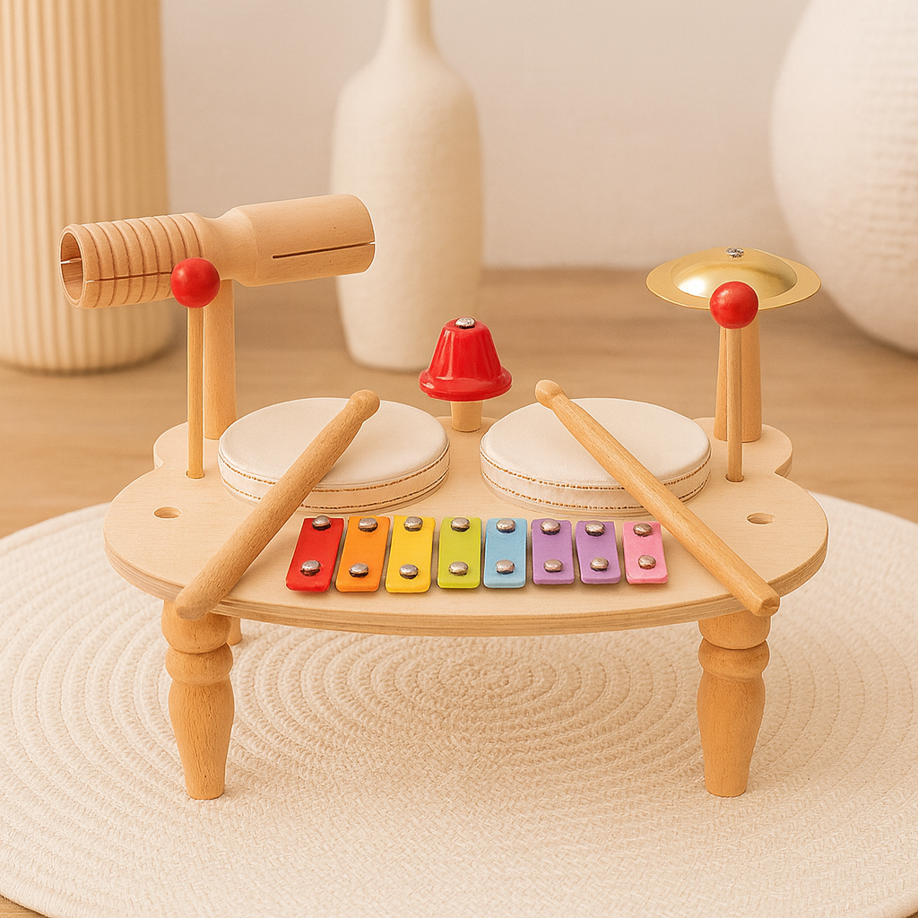 メロディカ | 木製の木琴と太鼓