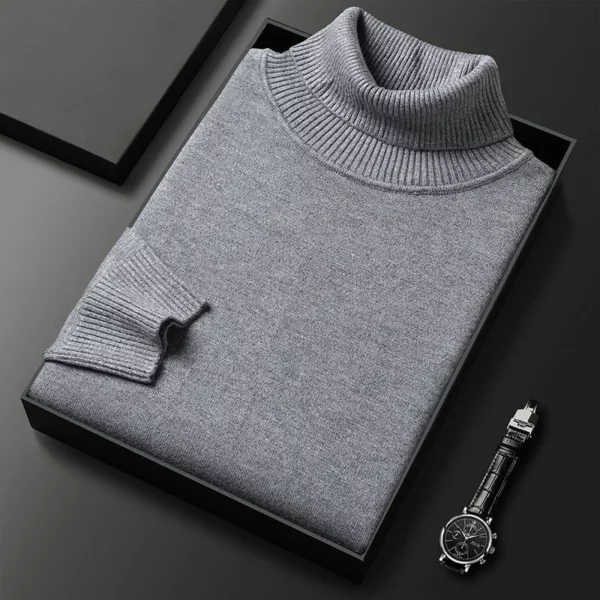 Haruto's Luxe Knit Turtleneck - Timeless Warmth and Elegance