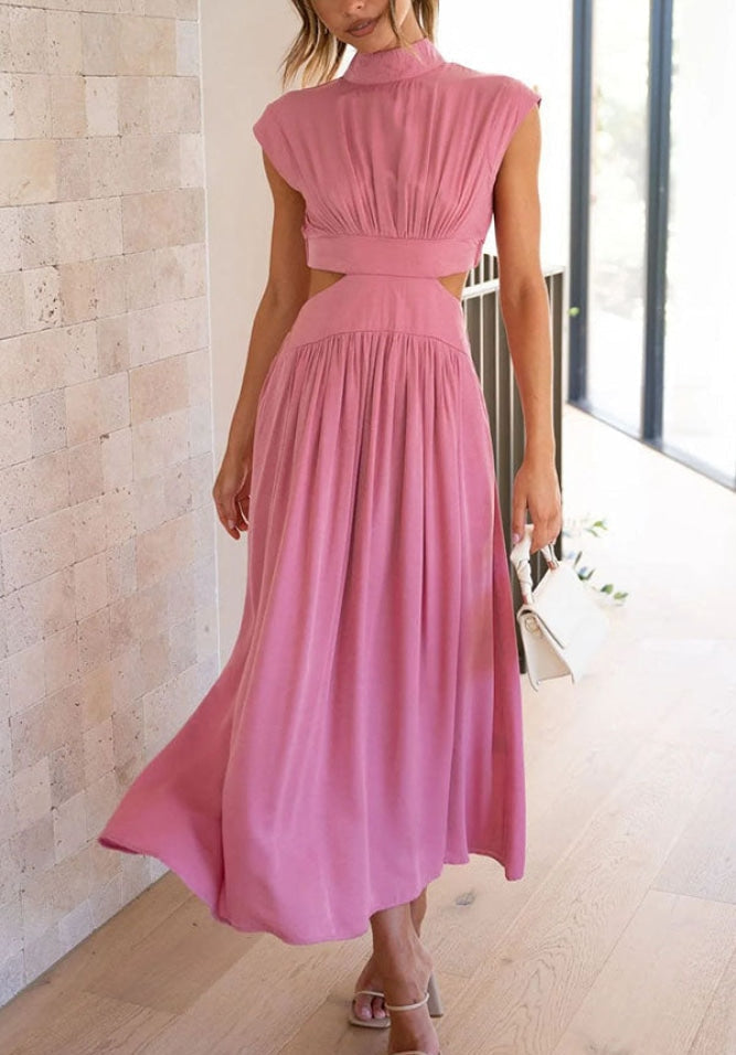 Mille - Turtleneck Midi Dress