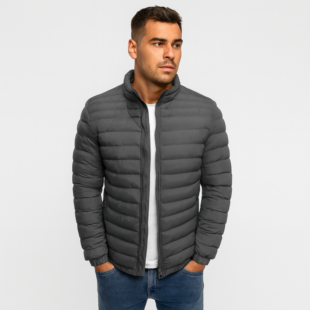 Narev | Quilted Jacket with Stand-up Collar