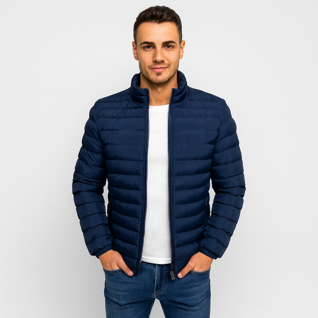 Narev | Quilted Jacket with Stand-up Collar