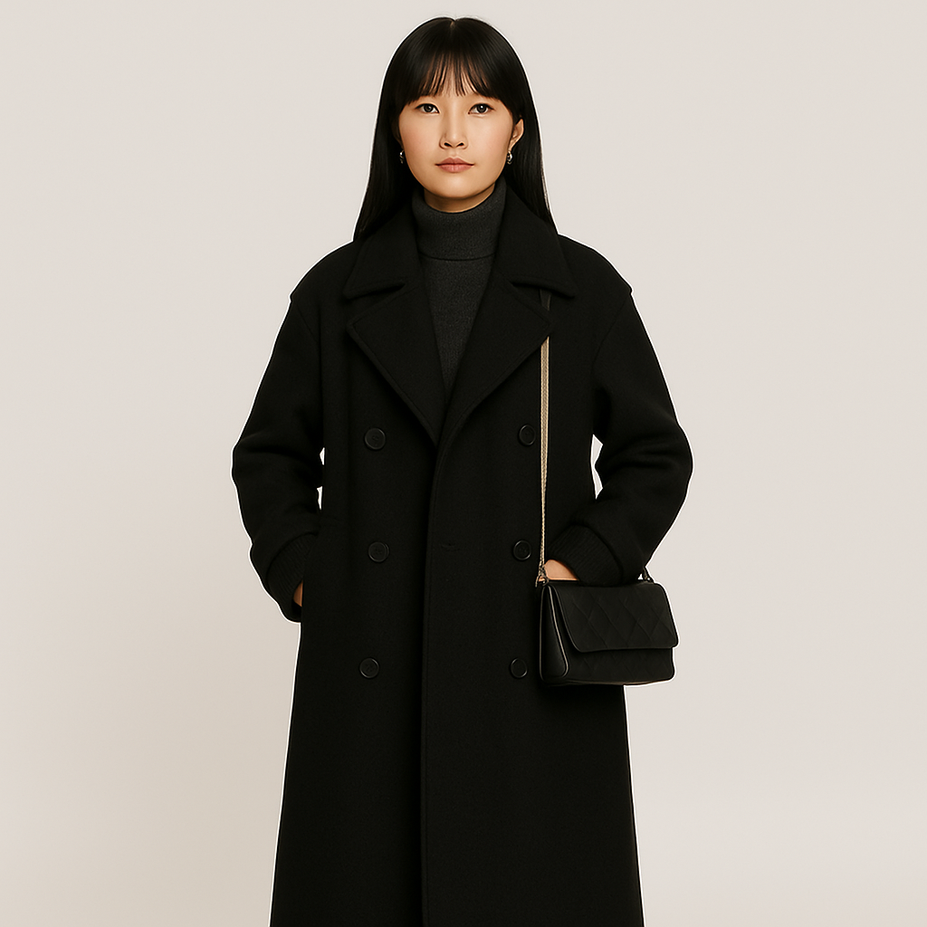 Noir | Classic Oversized Coat