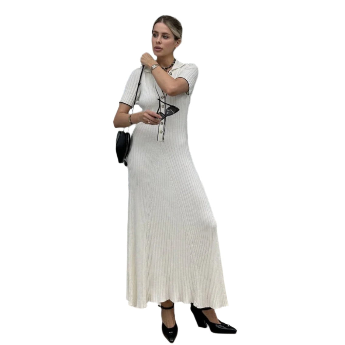 Blair - Elegant Polo Casual Maxi Dress