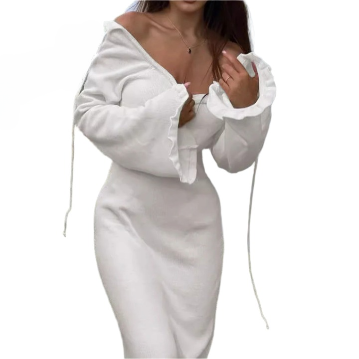 Nicole – Wide Sleeve Maxi Dress