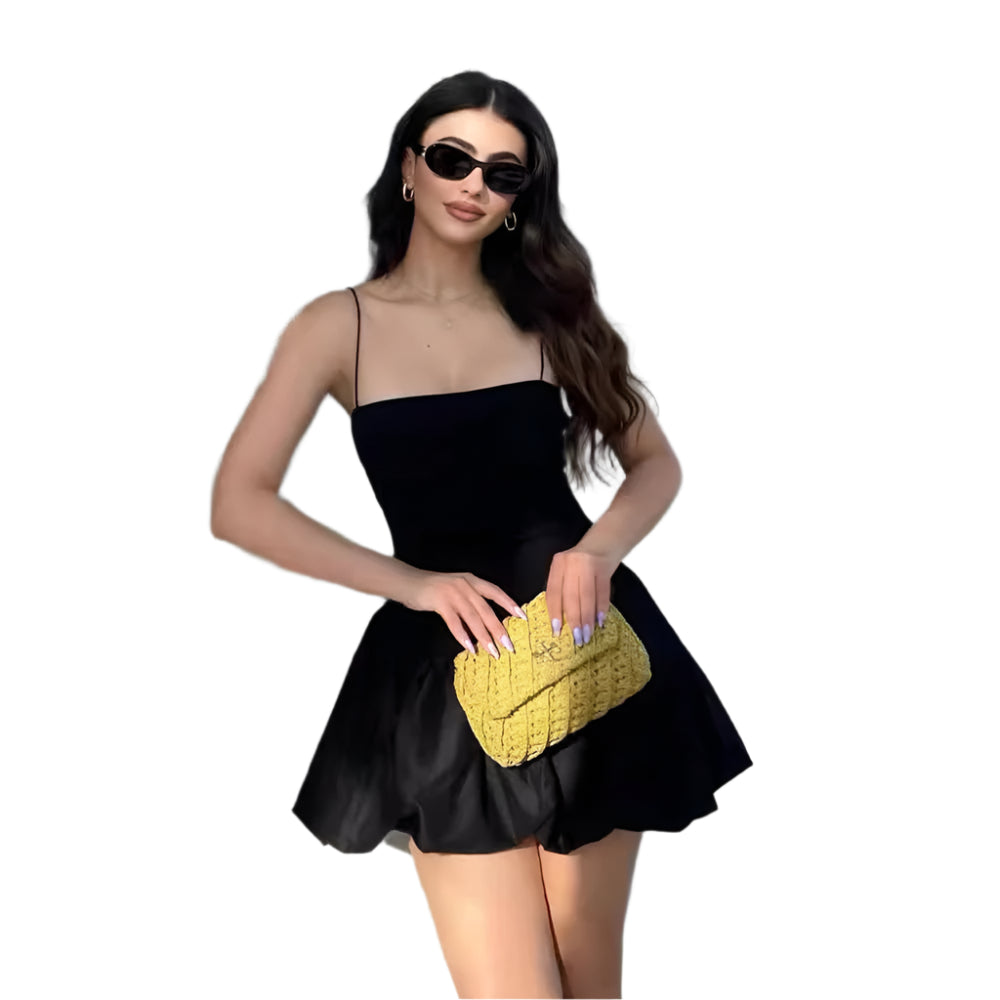 Nicole – Voluminous Mini Dress