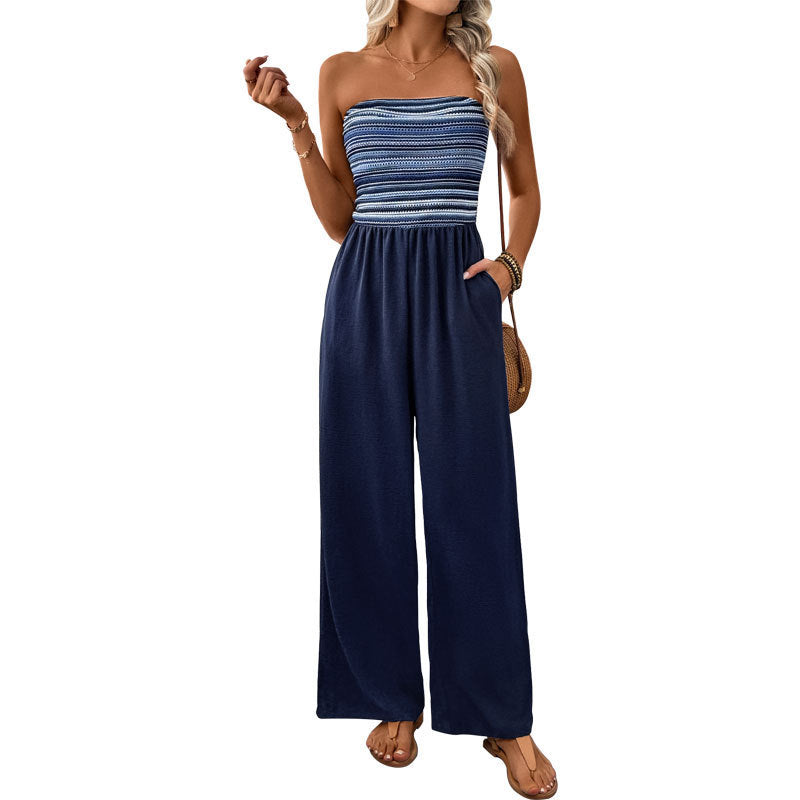 Belinda - Bandeau Wide Leg Jumpsuit
