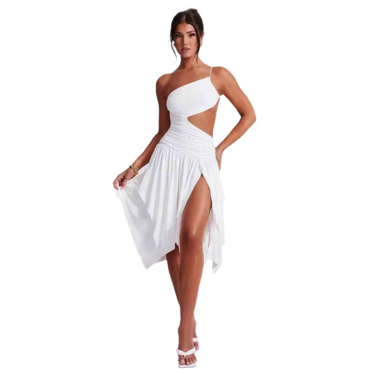 Tatum - Women's Asymmetrical Cut Dress