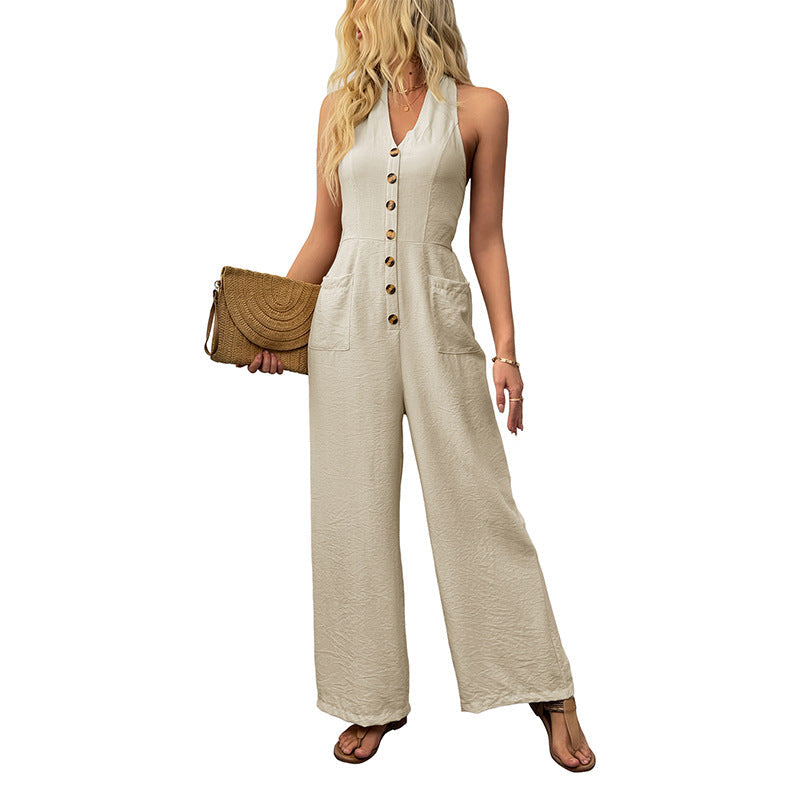 Lily - Buttoned Jumpsuit