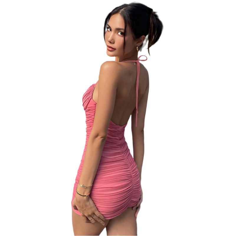 Grace - Ruffled Fitted Mini Dress