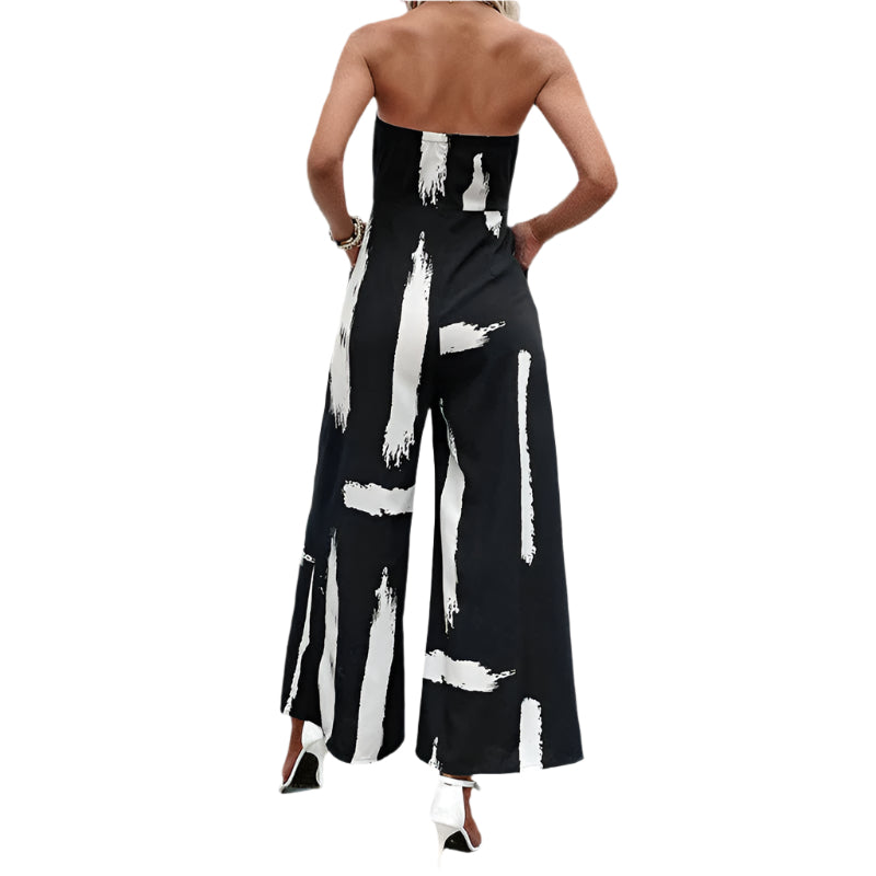 カトレア - ストラップレス ワイドレッグ ジャンプスーツ