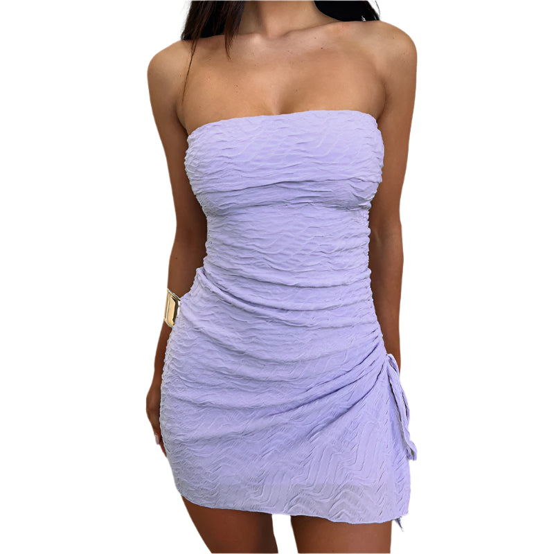 Nova - Asymmetrical hem mini dress