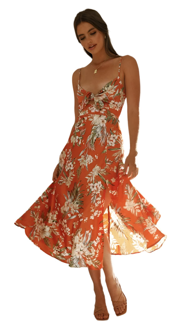 Eliza - Floral Print Airy Dress