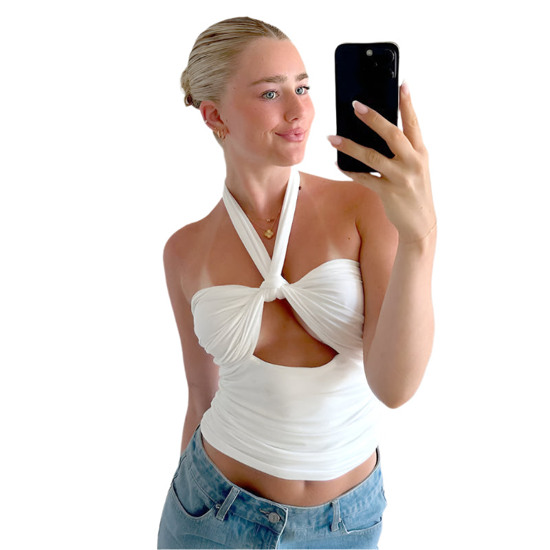 リアノン - タイダイ柄デザイナートップス