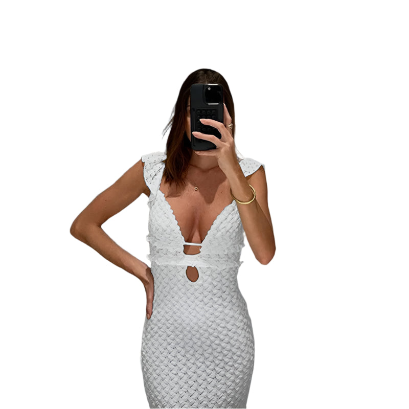 Mila Rose - Novelty Cutout Bodycon Dress