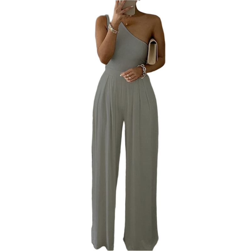 Tori - Elegant One-Shoulder Jumpsuit