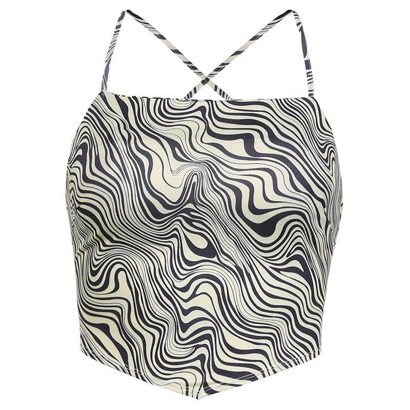 カーラ - ユニークな波模様のトップス