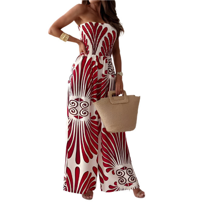 Holly – Ethnic wide leg jumpsuit