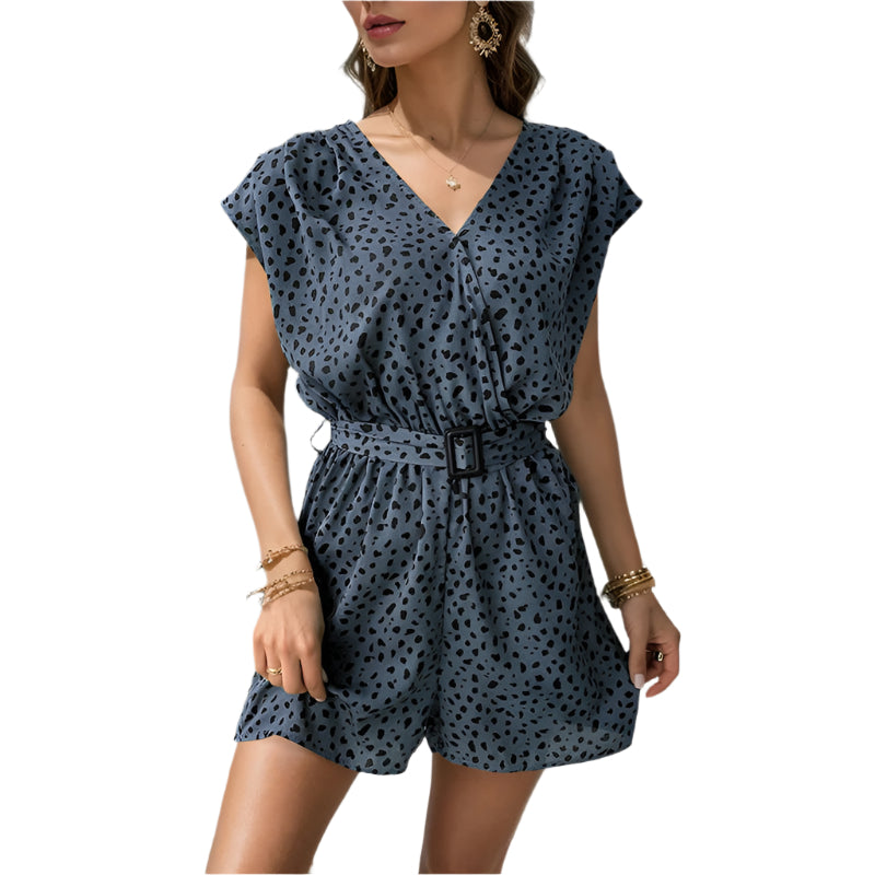 Jenna - Modern Leopard Print Jumpsuit