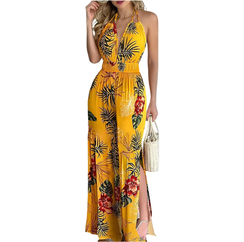 レオノーレ - 花柄とカジュアルなジャンプスーツ