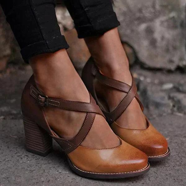 Aoi - Elegant and Comfortable Leather Clogs for Women