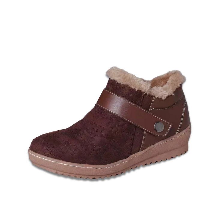 Sae - Faux Suede Winter Ankle Boots