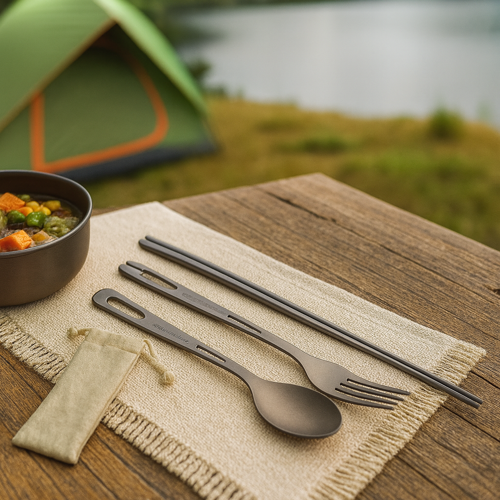 Orvane | Titanium outdoor tableware